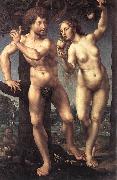 GOSSAERT, Jan (Mabuse) Adam and Eve safg Sweden oil painting artist
